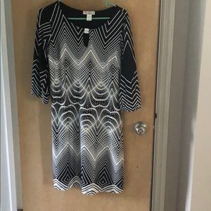 Woman’s dress - black and white